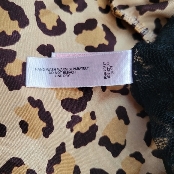 Victoria's Secret Very Sexy Leopard and Lace Babydoll Size Small - Picture 8 of 9